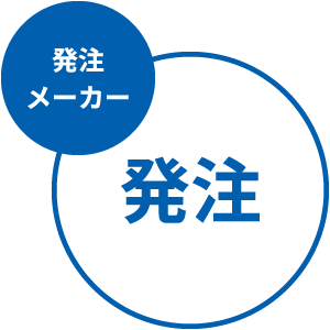 発注メーカー　発注